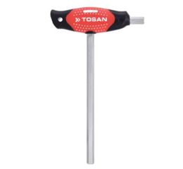 آلن شش‌پر دسته تی کروم مات سایز H2