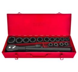 جعبه بکس 19 پارچه فشار قوی درایو 3/4 اینچ ساخت تایوان