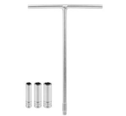 ست آچار بکس دسته T سوکت‌خور 4 عددی درایو 1/4 اینچ