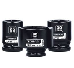 بکس کوتاه فشار قوی درایو 3/4 اینچ ساخت چین سایز 40